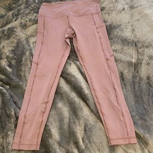 Mauve workout leggings